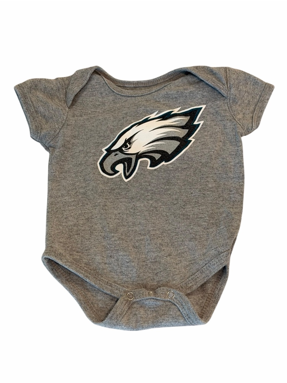 Philadelphia Eagles Baby Bodysuit Gray Logo One Piece 3-6M NFL Outer Stuff